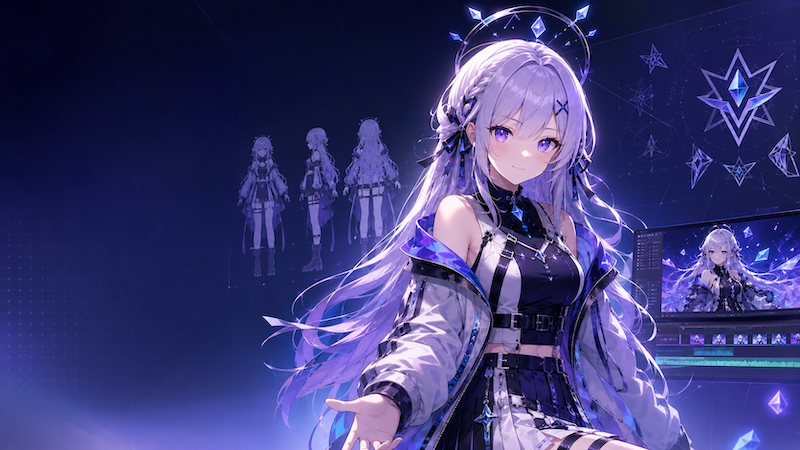 夢絵師ゆめのVTuberアバター制作